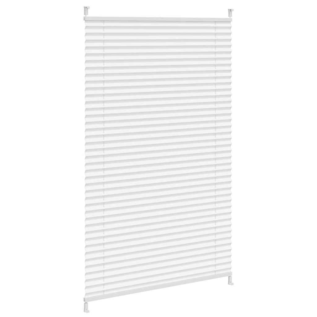 Plisse Blind 90x100cm White Pleated Blind